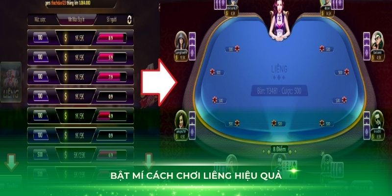 Bật mí cách chơi Liêng hiệu quả